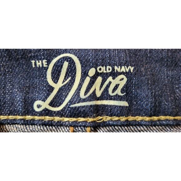Old Navy The Diva Jeans Size 2 Short Womens Mid Rise Dark Wash Blue Denim - Picture 9 of 10